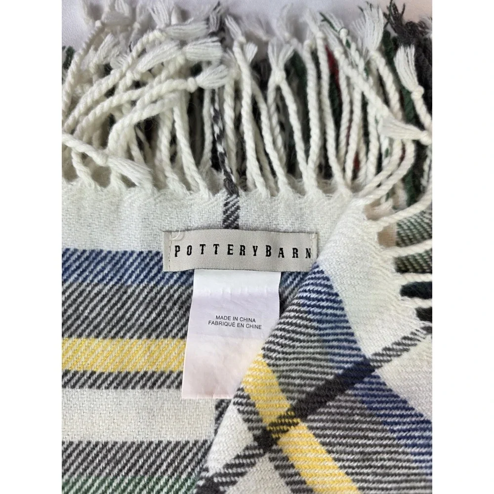 Pottery Barn Throw Blanket Tartan Denver Plaid 50